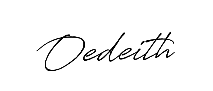 How to make Oedeith signature? Antro_Vectra_Bolder is a professional autograph style. Create handwritten signature for Oedeith name. Oedeith signature style 7 images and pictures png