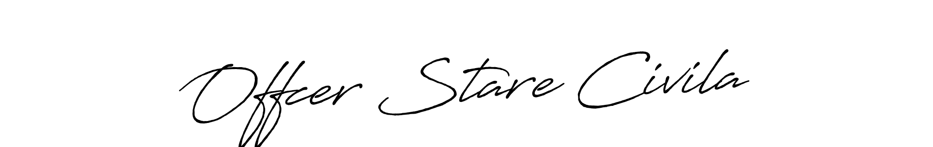 Also You can easily find your signature by using the search form. We will create Offcer Stare Civila name handwritten signature images for you free of cost using Antro_Vectra_Bolder sign style. Offcer Stare Civila signature style 7 images and pictures png