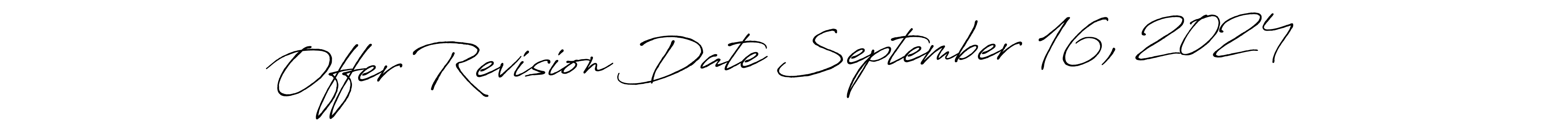 Make a beautiful signature design for name Offer Revision Date September 16, 2024. Use this online signature maker to create a handwritten signature for free. Offer Revision Date September 16, 2024 signature style 7 images and pictures png