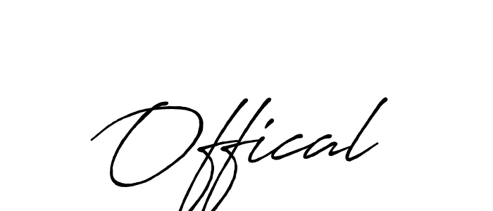 Also we have Offical name is the best signature style. Create professional handwritten signature collection using Antro_Vectra_Bolder autograph style. Offical signature style 7 images and pictures png