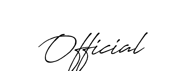 if you are searching for the best signature style for your name Official. so please give up your signature search. here we have designed multiple signature styles  using Antro_Vectra_Bolder. Official signature style 7 images and pictures png