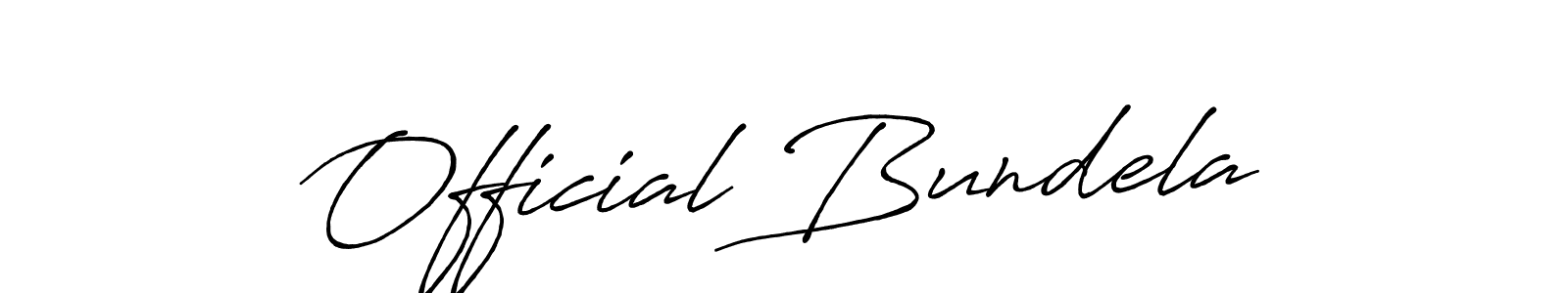 It looks lik you need a new signature style for name Official Bundela. Design unique handwritten (Antro_Vectra_Bolder) signature with our free signature maker in just a few clicks. Official Bundela signature style 7 images and pictures png