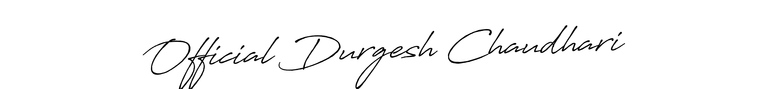 Make a short Official Durgesh Chaudhari signature style. Manage your documents anywhere anytime using Antro_Vectra_Bolder. Create and add eSignatures, submit forms, share and send files easily. Official Durgesh Chaudhari signature style 7 images and pictures png