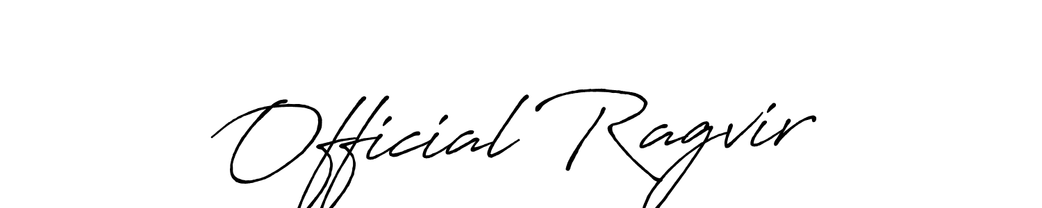 Make a beautiful signature design for name Official Ragvir. Use this online signature maker to create a handwritten signature for free. Official Ragvir signature style 7 images and pictures png