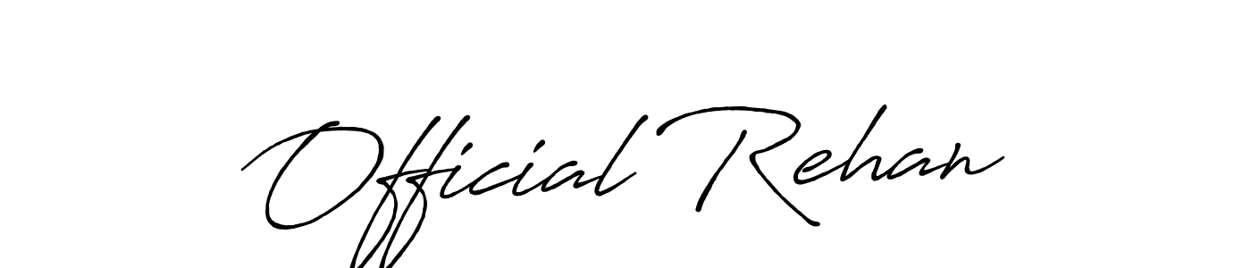 How to Draw Official Rehan signature style? Antro_Vectra_Bolder is a latest design signature styles for name Official Rehan. Official Rehan signature style 7 images and pictures png