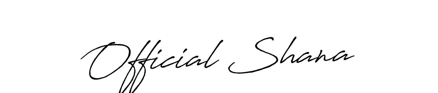 Make a beautiful signature design for name Official Shana. Use this online signature maker to create a handwritten signature for free. Official Shana signature style 7 images and pictures png