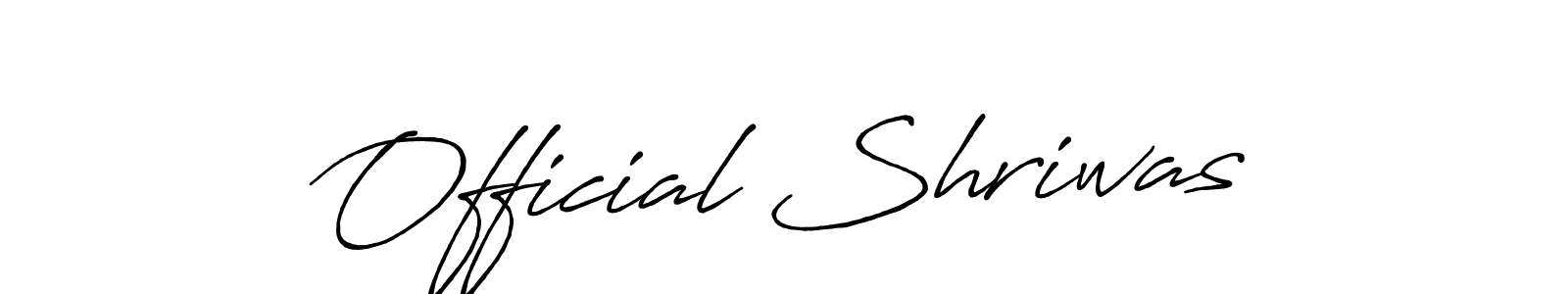 Official Shriwas stylish signature style. Best Handwritten Sign (Antro_Vectra_Bolder) for my name. Handwritten Signature Collection Ideas for my name Official Shriwas. Official Shriwas signature style 7 images and pictures png