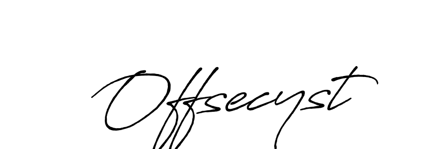 Also You can easily find your signature by using the search form. We will create Offsecyst name handwritten signature images for you free of cost using Antro_Vectra_Bolder sign style. Offsecyst signature style 7 images and pictures png