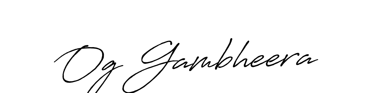 See photos of Og Gambheera official signature by Spectra . Check more albums & portfolios. Read reviews & check more about Antro_Vectra_Bolder font. Og Gambheera signature style 7 images and pictures png
