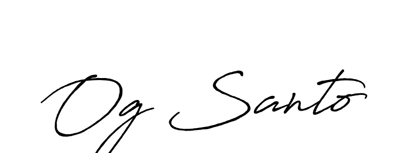 Here are the top 10 professional signature styles for the name Og Santo. These are the best autograph styles you can use for your name. Og Santo signature style 7 images and pictures png