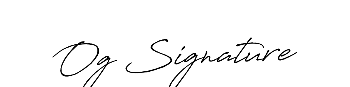 Antro_Vectra_Bolder is a professional signature style that is perfect for those who want to add a touch of class to their signature. It is also a great choice for those who want to make their signature more unique. Get Og Signature name to fancy signature for free. Og Signature signature style 7 images and pictures png