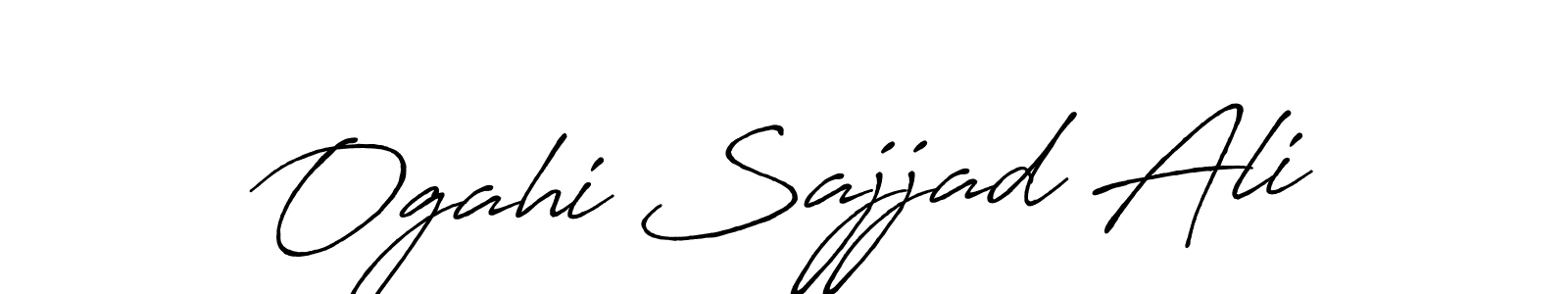 How to make Ogahi Sajjad Ali signature? Antro_Vectra_Bolder is a professional autograph style. Create handwritten signature for Ogahi Sajjad Ali name. Ogahi Sajjad Ali signature style 7 images and pictures png