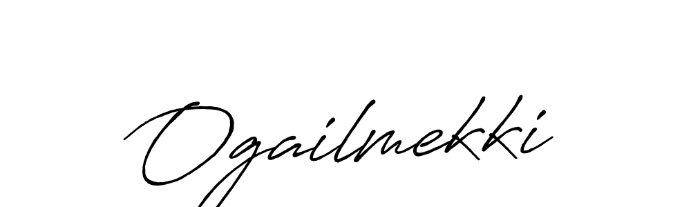 Make a beautiful signature design for name Ogailmekki. Use this online signature maker to create a handwritten signature for free. Ogailmekki signature style 7 images and pictures png