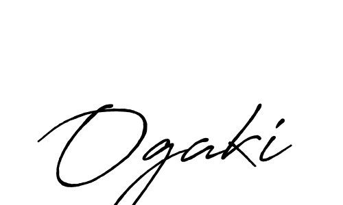 Use a signature maker to create a handwritten signature online. With this signature software, you can design (Antro_Vectra_Bolder) your own signature for name Ogaki. Ogaki signature style 7 images and pictures png