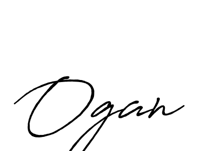 Design your own signature with our free online signature maker. With this signature software, you can create a handwritten (Antro_Vectra_Bolder) signature for name Ogan. Ogan signature style 7 images and pictures png