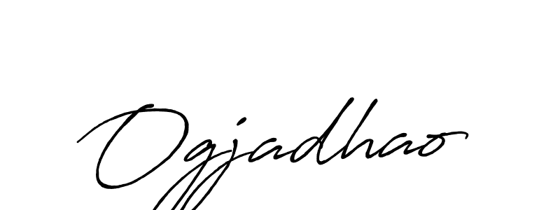 Once you've used our free online signature maker to create your best signature Antro_Vectra_Bolder style, it's time to enjoy all of the benefits that Ogjadhao name signing documents. Ogjadhao signature style 7 images and pictures png