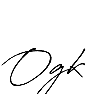 It looks lik you need a new signature style for name Ogk. Design unique handwritten (Antro_Vectra_Bolder) signature with our free signature maker in just a few clicks. Ogk signature style 7 images and pictures png