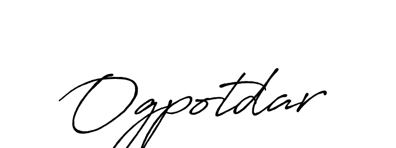 Similarly Antro_Vectra_Bolder is the best handwritten signature design. Signature creator online .You can use it as an online autograph creator for name Ogpotdar. Ogpotdar signature style 7 images and pictures png