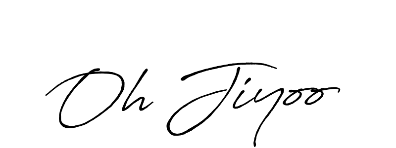 Make a beautiful signature design for name Oh Jiyoo. With this signature (Antro_Vectra_Bolder) style, you can create a handwritten signature for free. Oh Jiyoo signature style 7 images and pictures png