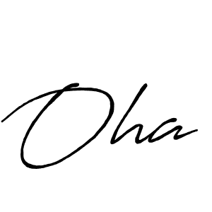 The best way (Antro_Vectra_Bolder) to make a short signature is to pick only two or three words in your name. The name Oha include a total of six letters. For converting this name. Oha signature style 7 images and pictures png