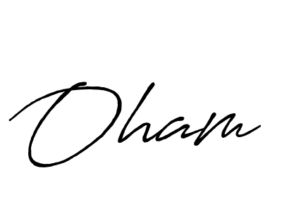 Make a beautiful signature design for name Oham. Use this online signature maker to create a handwritten signature for free. Oham signature style 7 images and pictures png