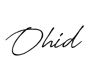 Best and Professional Signature Style for Ohid. Antro_Vectra_Bolder Best Signature Style Collection. Ohid signature style 7 images and pictures png