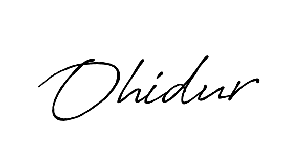 Use a signature maker to create a handwritten signature online. With this signature software, you can design (Antro_Vectra_Bolder) your own signature for name Ohidur. Ohidur signature style 7 images and pictures png