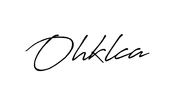 Make a short Ohklca signature style. Manage your documents anywhere anytime using Antro_Vectra_Bolder. Create and add eSignatures, submit forms, share and send files easily. Ohklca signature style 7 images and pictures png