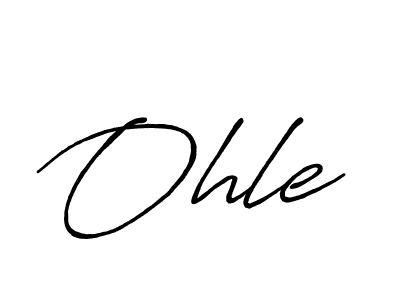 Make a beautiful signature design for name Ohle. Use this online signature maker to create a handwritten signature for free. Ohle signature style 7 images and pictures png