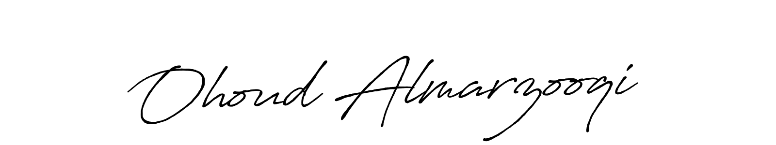 Also we have Ohoud Almarzooqi name is the best signature style. Create professional handwritten signature collection using Antro_Vectra_Bolder autograph style. Ohoud Almarzooqi signature style 7 images and pictures png