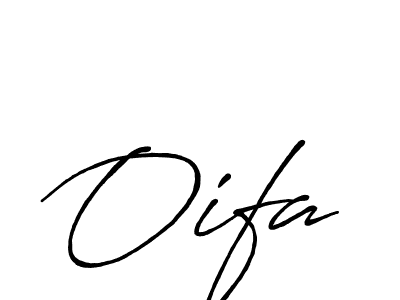 Make a beautiful signature design for name Oifa. With this signature (Antro_Vectra_Bolder) style, you can create a handwritten signature for free. Oifa signature style 7 images and pictures png