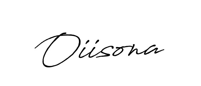 How to make Oiisona signature? Antro_Vectra_Bolder is a professional autograph style. Create handwritten signature for Oiisona name. Oiisona signature style 7 images and pictures png