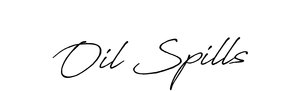 The best way (Antro_Vectra_Bolder) to make a short signature is to pick only two or three words in your name. The name Oil Spills include a total of six letters. For converting this name. Oil Spills signature style 7 images and pictures png