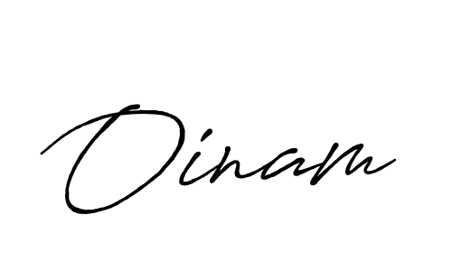 Also we have Oinam name is the best signature style. Create professional handwritten signature collection using Antro_Vectra_Bolder autograph style. Oinam signature style 7 images and pictures png