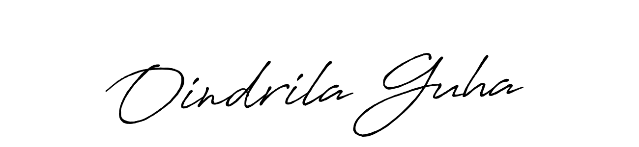 Design your own signature with our free online signature maker. With this signature software, you can create a handwritten (Antro_Vectra_Bolder) signature for name Oindrila Guha. Oindrila Guha signature style 7 images and pictures png