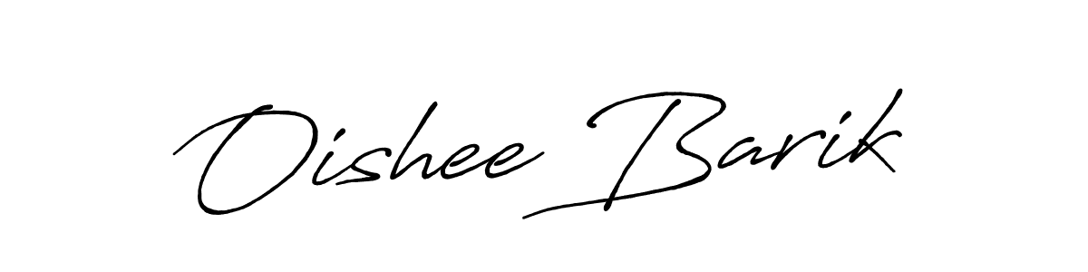 Similarly Antro_Vectra_Bolder is the best handwritten signature design. Signature creator online .You can use it as an online autograph creator for name Oishee Barik. Oishee Barik signature style 7 images and pictures png