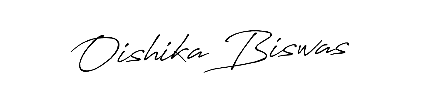 Antro_Vectra_Bolder is a professional signature style that is perfect for those who want to add a touch of class to their signature. It is also a great choice for those who want to make their signature more unique. Get Oishika Biswas name to fancy signature for free. Oishika Biswas signature style 7 images and pictures png