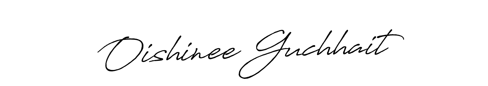Create a beautiful signature design for name Oishinee Guchhait. With this signature (Antro_Vectra_Bolder) fonts, you can make a handwritten signature for free. Oishinee Guchhait signature style 7 images and pictures png