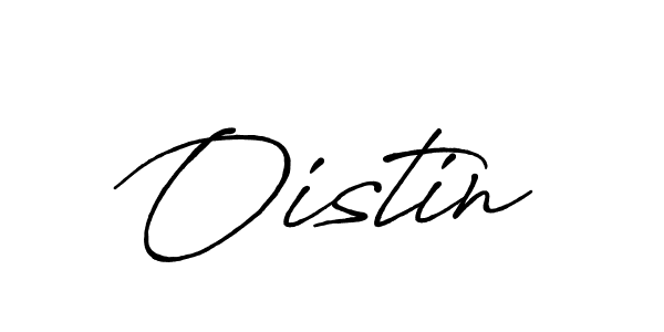 How to make Oistin name signature. Use Antro_Vectra_Bolder style for creating short signs online. This is the latest handwritten sign. Oistin signature style 7 images and pictures png