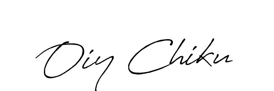 Make a beautiful signature design for name Oiy Chiku. With this signature (Antro_Vectra_Bolder) style, you can create a handwritten signature for free. Oiy Chiku signature style 7 images and pictures png