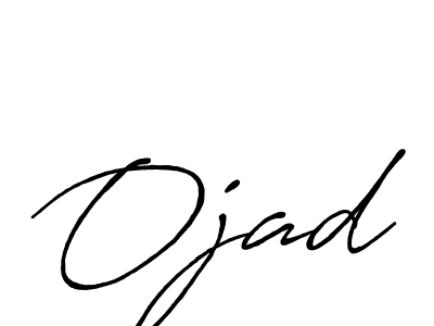 Design your own signature with our free online signature maker. With this signature software, you can create a handwritten (Antro_Vectra_Bolder) signature for name Ojad. Ojad signature style 7 images and pictures png