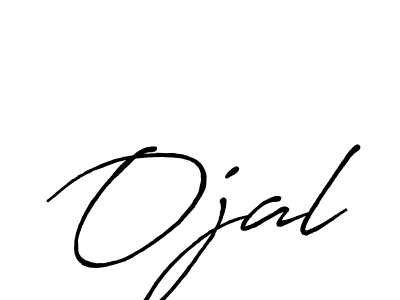 Design your own signature with our free online signature maker. With this signature software, you can create a handwritten (Antro_Vectra_Bolder) signature for name Ojal. Ojal signature style 7 images and pictures png