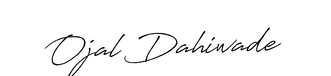 Also You can easily find your signature by using the search form. We will create Ojal Dahiwade name handwritten signature images for you free of cost using Antro_Vectra_Bolder sign style. Ojal Dahiwade signature style 7 images and pictures png