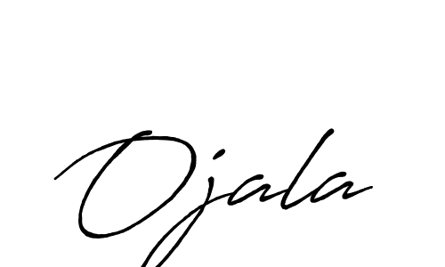 How to make Ojala name signature. Use Antro_Vectra_Bolder style for creating short signs online. This is the latest handwritten sign. Ojala signature style 7 images and pictures png