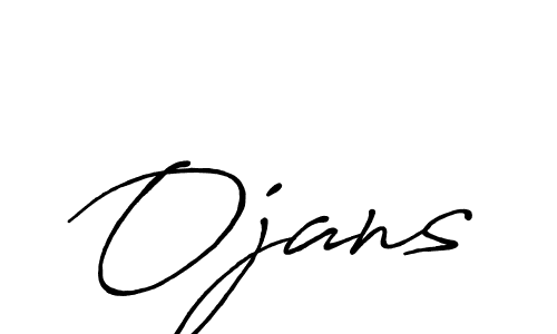 How to make Ojans signature? Antro_Vectra_Bolder is a professional autograph style. Create handwritten signature for Ojans name. Ojans signature style 7 images and pictures png