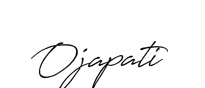 Create a beautiful signature design for name Ojapati. With this signature (Antro_Vectra_Bolder) fonts, you can make a handwritten signature for free. Ojapati signature style 7 images and pictures png