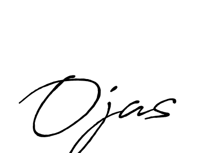 Also we have Ojas name is the best signature style. Create professional handwritten signature collection using Antro_Vectra_Bolder autograph style. Ojas signature style 7 images and pictures png