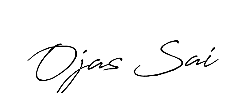 Design your own signature with our free online signature maker. With this signature software, you can create a handwritten (Antro_Vectra_Bolder) signature for name Ojas Sai. Ojas Sai signature style 7 images and pictures png