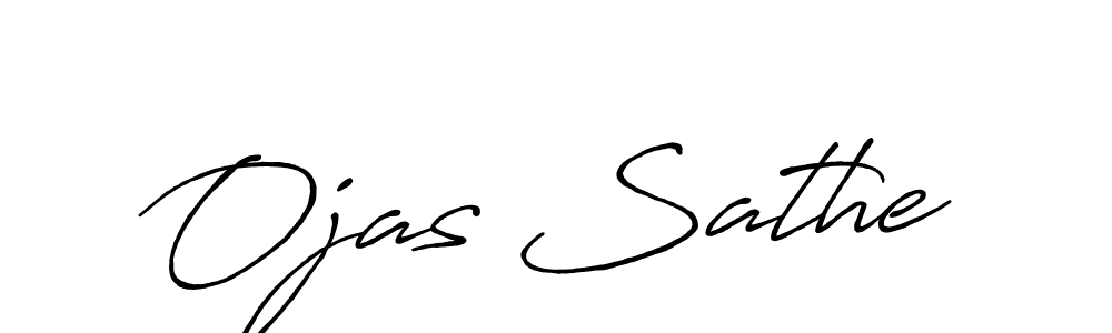 Similarly Antro_Vectra_Bolder is the best handwritten signature design. Signature creator online .You can use it as an online autograph creator for name Ojas Sathe. Ojas Sathe signature style 7 images and pictures png