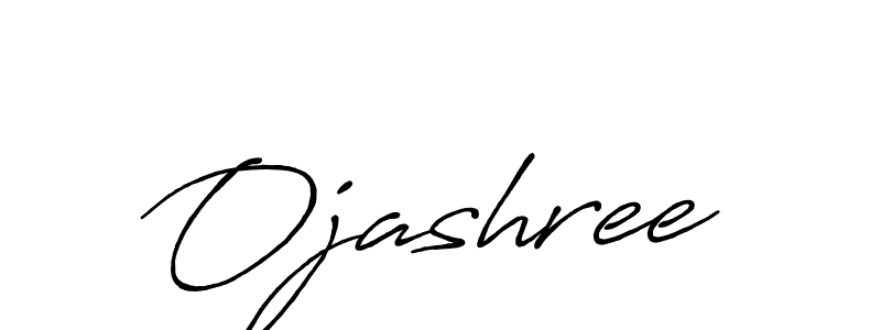 How to make Ojashree signature? Antro_Vectra_Bolder is a professional autograph style. Create handwritten signature for Ojashree name. Ojashree signature style 7 images and pictures png